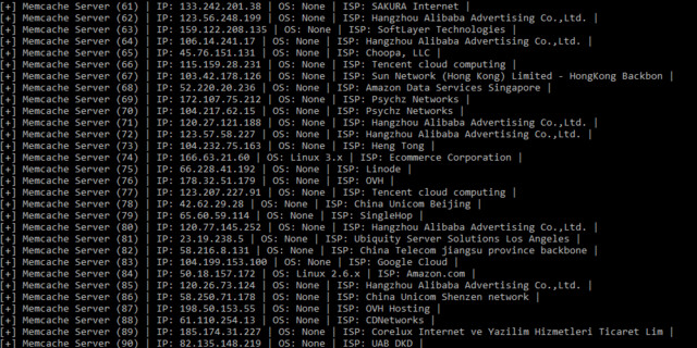 Memcached DDoS Exploit