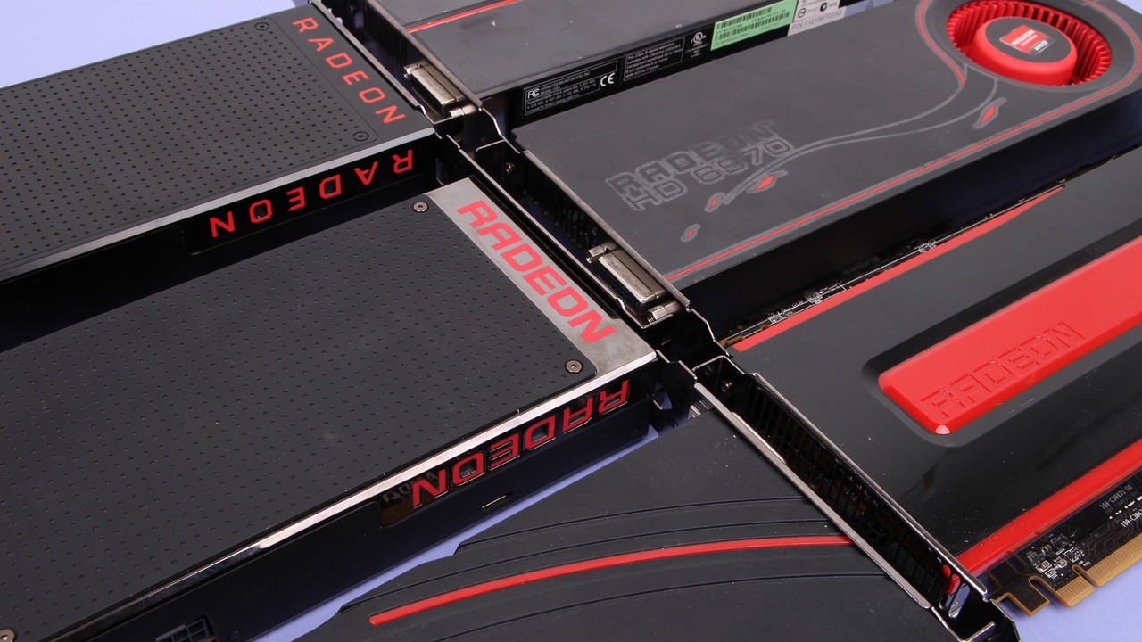 AMD-Grafikkarten im Test: Radeon 5870, 6970, 7970, 290X, Fury und Vega 64 im Vergleich