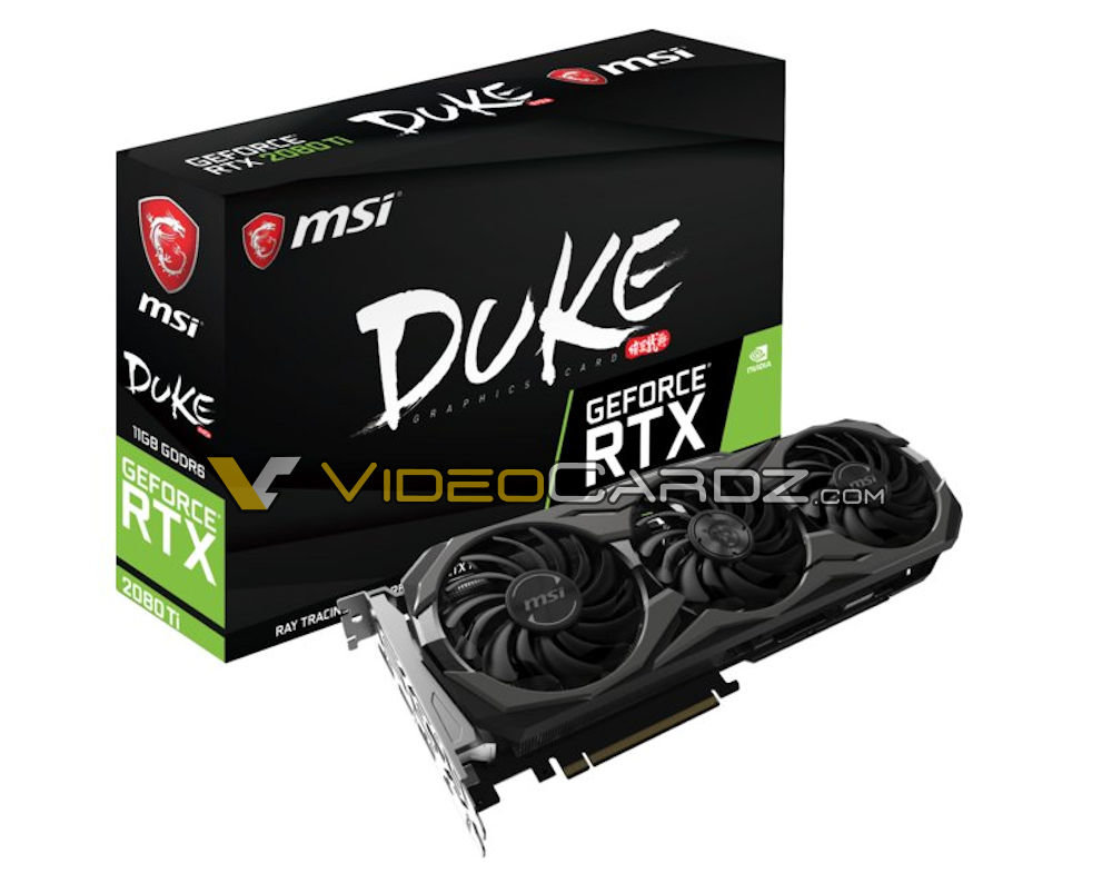 MSI GeForce RTX 2080 Ti Duke