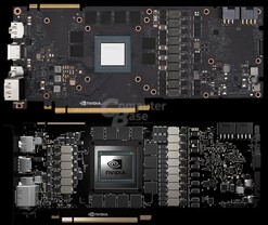 Platinenvergleich: RTX 2080 (oben) und RTX 2080 Ti (unten)