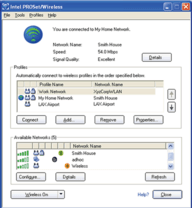 Intel PROSet/Wireless Version 9