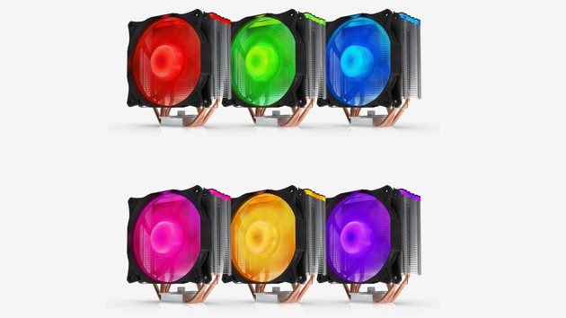 SilentiumPC Fera 3 RGB: Tower-Kühler bleibt trotz breitem Lüfter flach