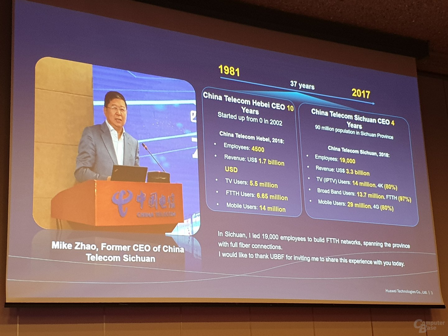 Ex-CEO von China Telecom, Sichuan