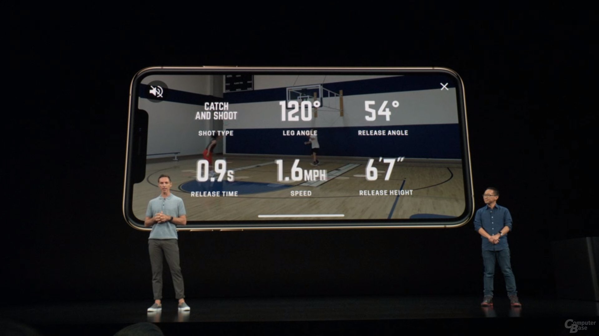 Apple iPhone Xs & Xs Max – AR-Analyse von Basketball