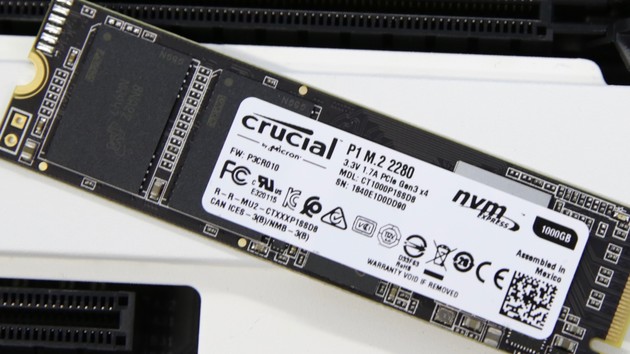 Crucial P1: Microns erste NVMe‑SSD für Verbraucher nutzt QLC