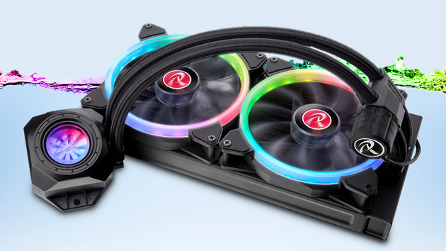 Raijintek Orcus RGB Rainbow: All-in-One-Wasserkühlung mit RGB-Fernbedienung