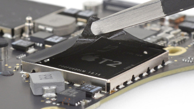 Abhörschutz im MacBook: Apples T2-Chip trennt die Verbindung zum Mikrofon