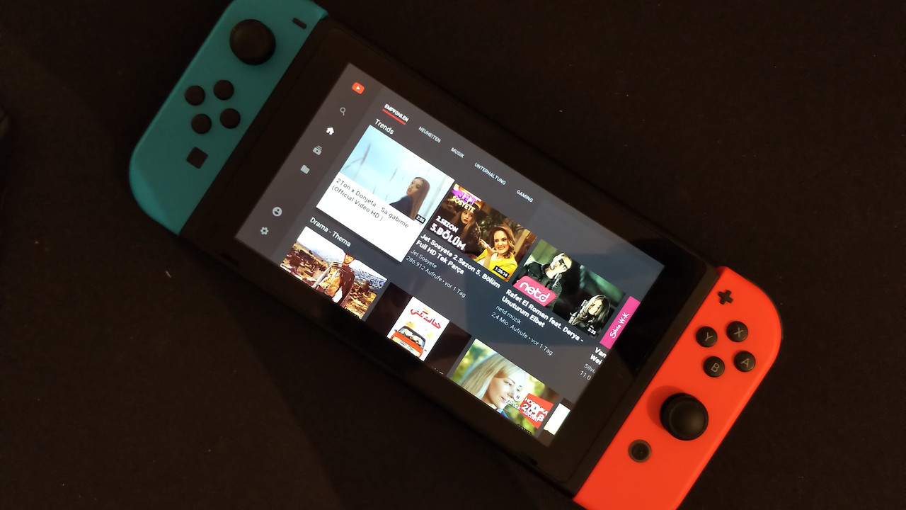 Videostreaming: YouTube ab sofort auf Nintendo Switch verfügbar