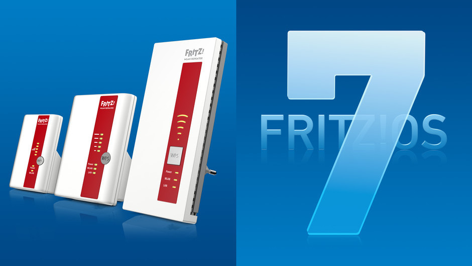 Updates: AVM Fritz!OS 7 für Repeater- und Powerline-Serie