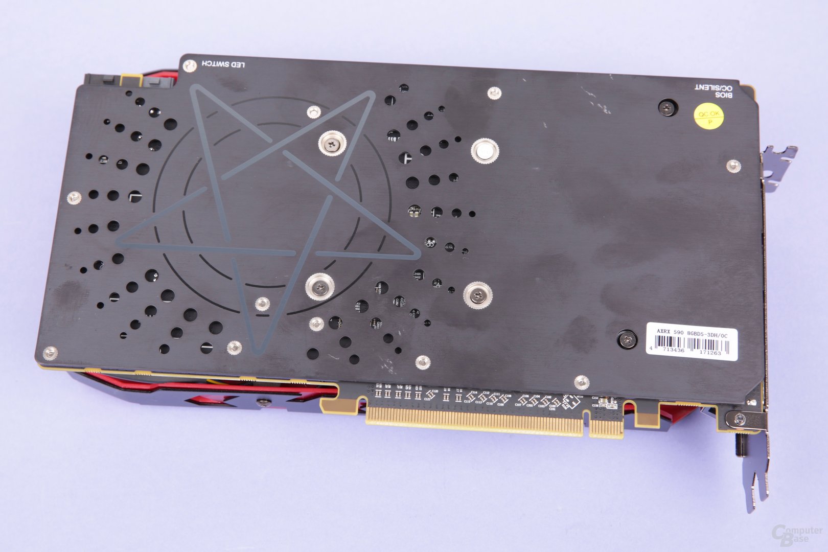 PowerColor Radeon RX 590 Red Devil – Rückseite