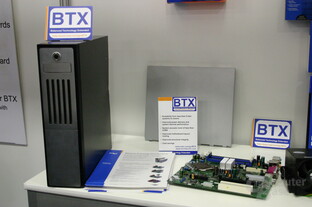 microBTX-Gehäuse, -Board und -Kühler des Typs 1