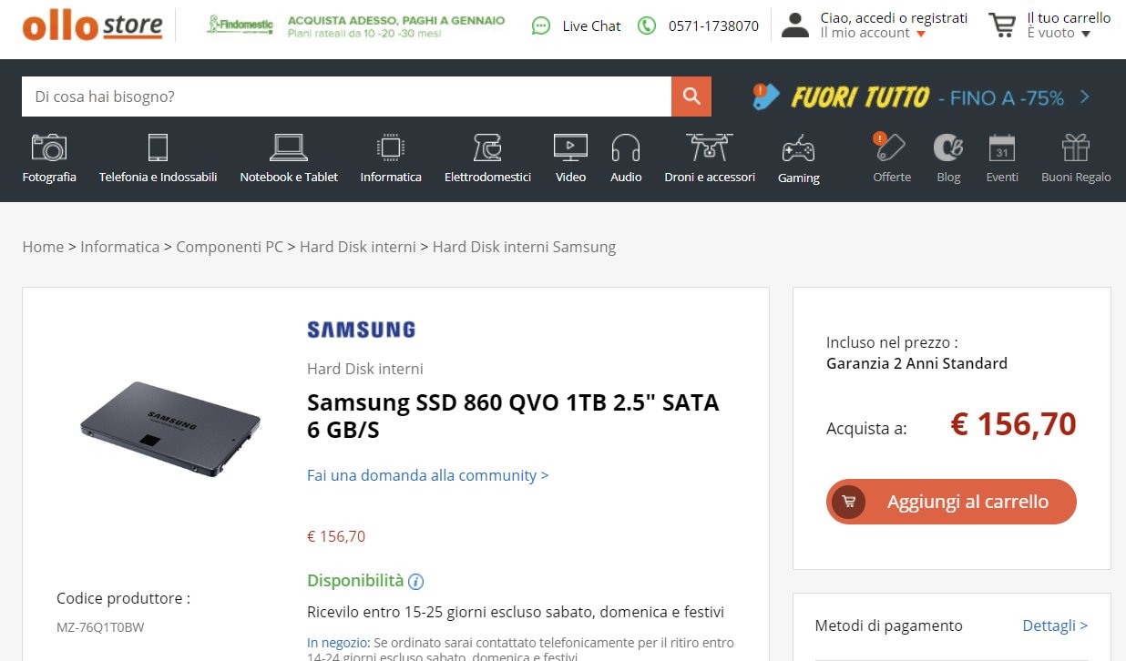 Samsung SSD 860 QVO von Händlern enthüllt