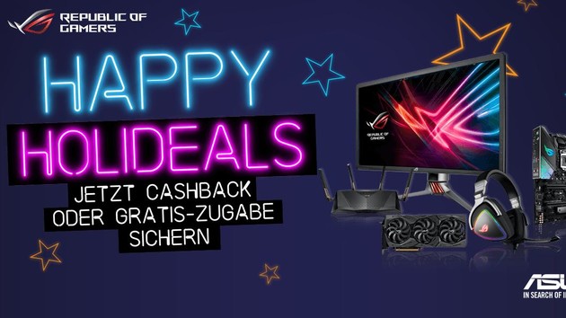 Cashback: Asus lockt mit Erstattung oder Hardware-Zugaben