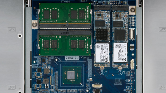 QNAP HS-453DX: Lüfterlos mit Intel-CPU, HDMI 2.0, M.2-SSD und 10GbE