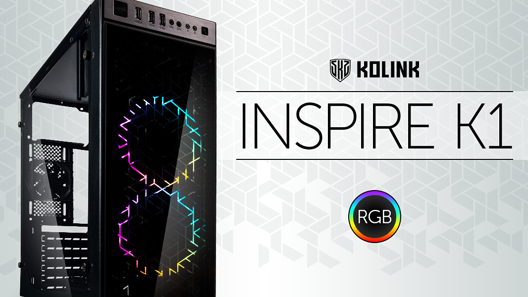 Kolink Inspire K1 RGB: RGB und Glas kosten 50 Euro und Breite