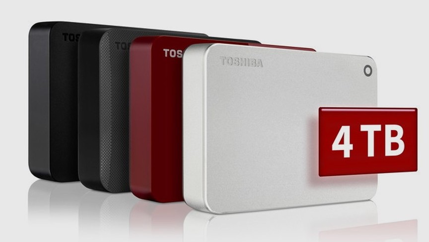 Toshiba Canvio: Externe USB-Festplatten ab Januar mit 4 TB