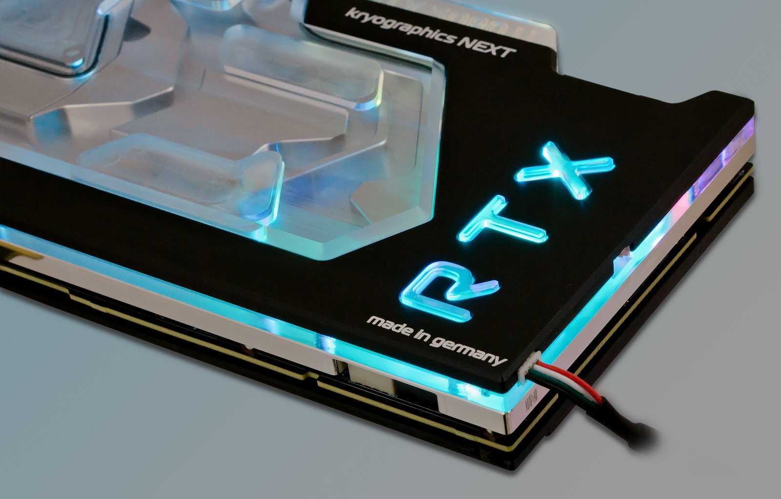 Aqua Computer Kryographics Next RTX 2080 Ti: RGBpx-Beleuchtung mit an Bord