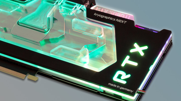 Kryographics Next 2080 (Ti): Aqua Computer bringt Turing zum Leuchten