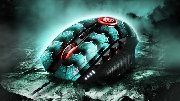 Sharkoon Drakonia II: Maus-Neuauflage mit Drachenschuppen und RGB-LEDs