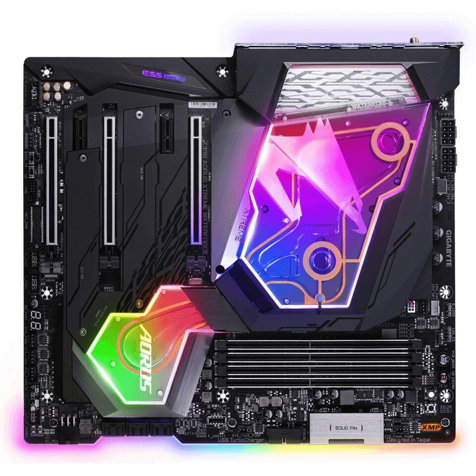 Gigabyte Z390 Aorus Extreme Waterforce (Bild: Gigabyte)