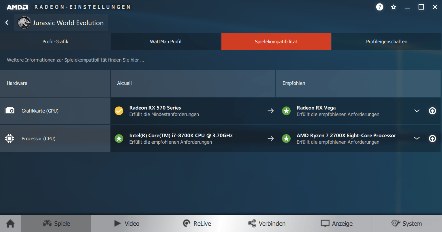 AMD Adrenalin 2019 (18.12.2) im Test