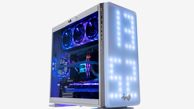 In Win 307: 144 große LEDs bilden ein großes Display
