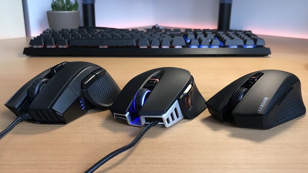 Mäuse von Corsair im Test: M65 RGB Elite, Ironclaw RGB & Harpoon RGB Wireless