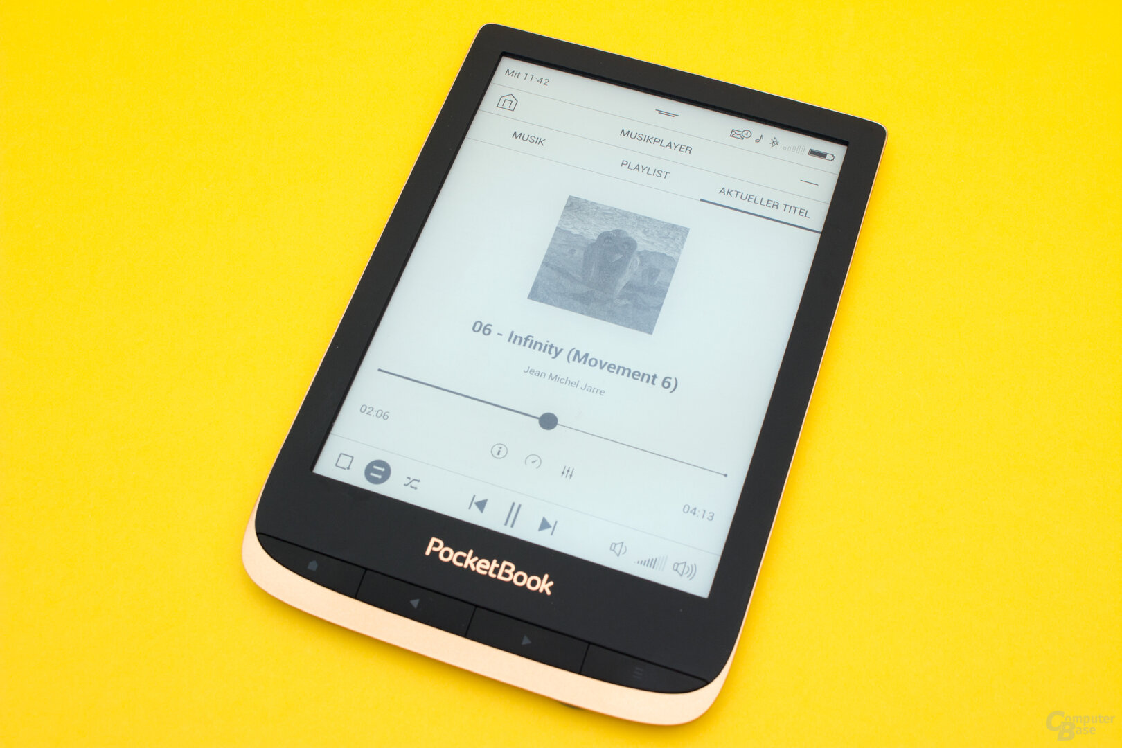 Auch Musik kann auf dem PocketBook Touch HD 3 abgespielt werden
