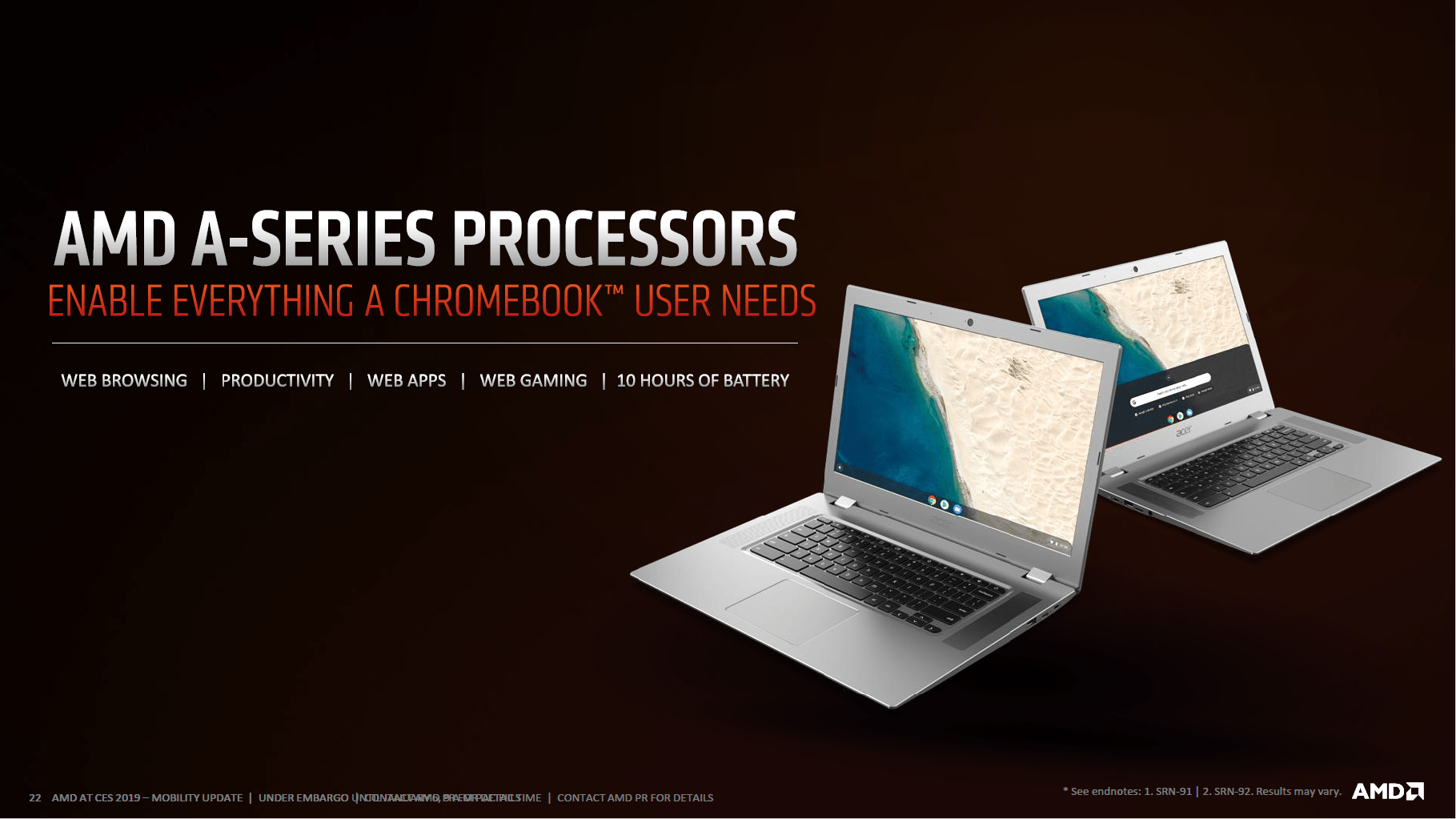 Chromebook mit AMD-APU