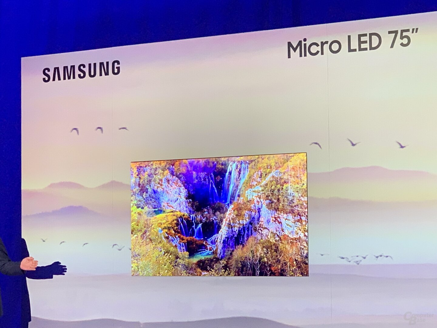 MicroLED-Fernseher mit 75 Zoll für Consumer