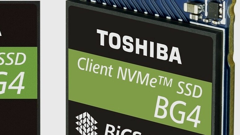 Toshiba BG4: Mini-SSD mit 1 TB 96-Layer-NAND im einzelnen Package