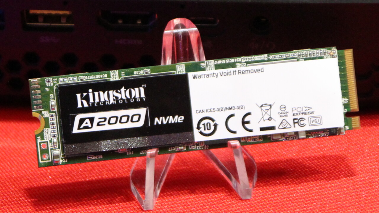 Kingston-SSDs: A2000 und KC2000 mit mehr Leistung und mehr Speicher
