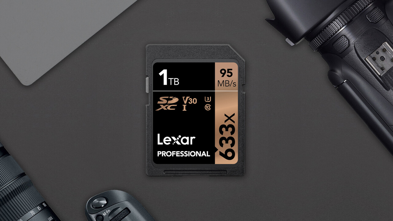 Flash-Speicher: Lexar präsentiert 1-TB-SD-Karte und vier M.2-SSDs