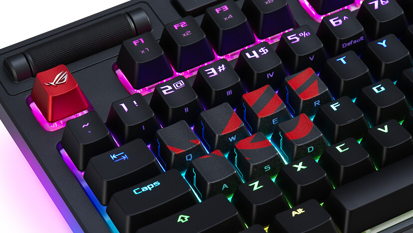 ROG Strix CTRL & TUF Gaming K7: Asus zeigt mechanische Tastaturen und ROG-Keycaps