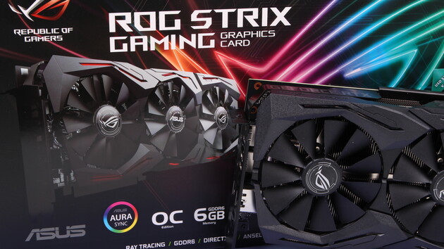 Asus GeForce RTX 2060 Strix im Test: TU106 in schneller, leiser und auf Wunsch auch bunter