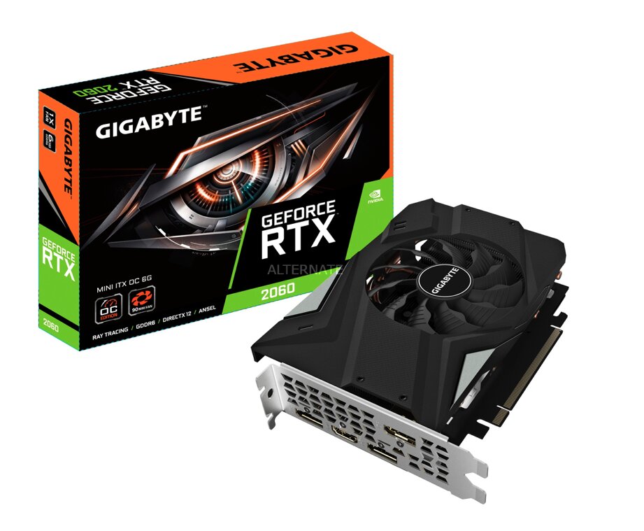Gigabyte  GeForce RTX 2060 Mini ITX OC 6G