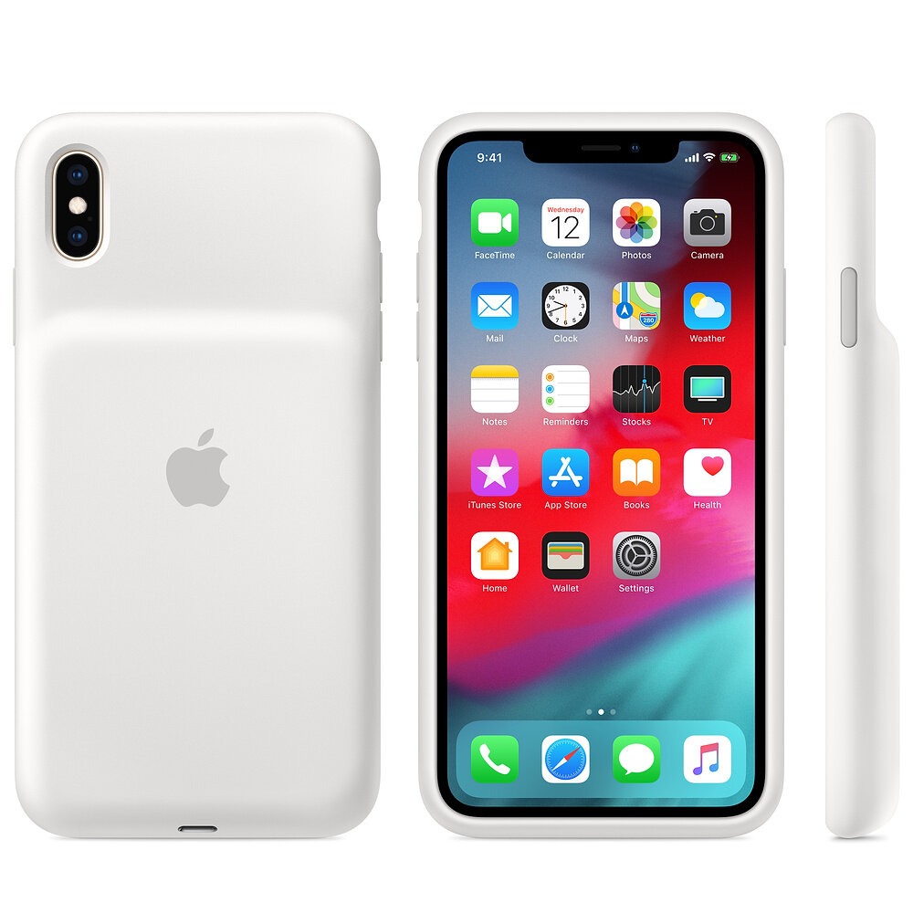 Smart Battery Case (Weiß) für iPhone Xs