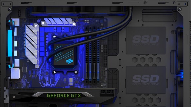 SilentiumPC Armis AR7X: Mehr Glas und Licht ersetzen 5,25"-Käfig