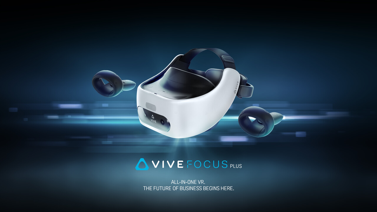 HTC Vive Focus Plus: Autarkes VR-Headset erhält Controller mit 6DoF