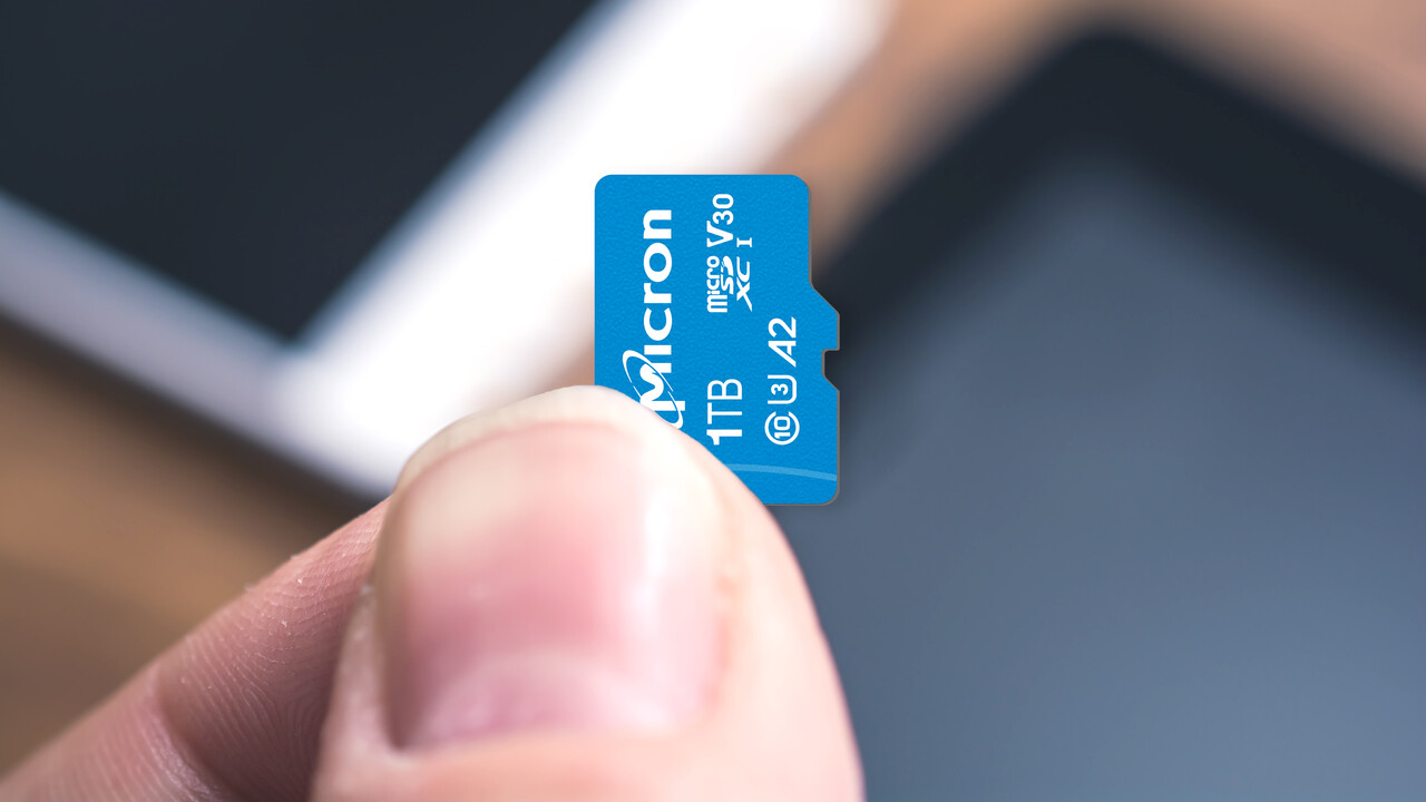 Speicherkarten: Micron und SanDisk bringen microSD-Karten mit 1 TB