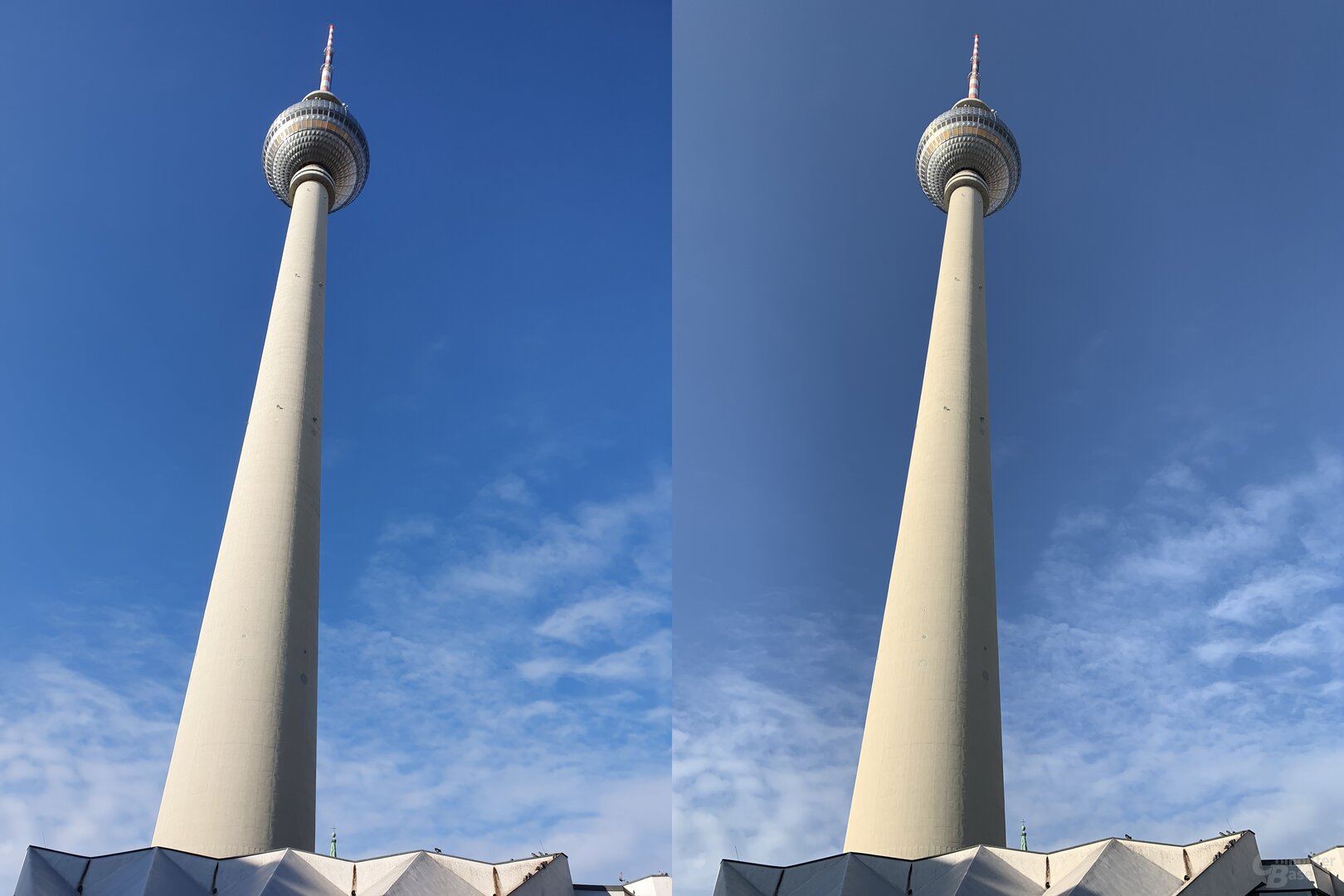 Samsung Galaxy S10+ (l.) vs. Apple iPhone Xs Max (r.)