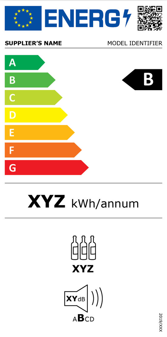 Energieeffizienzkennzeichnung für Weinkühlschränke