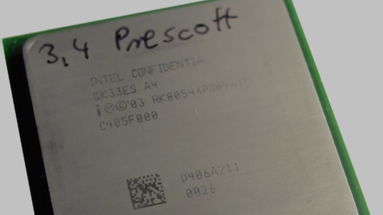 Im Test vor 15 Jahren: Intels Pentium 4 Prescott war auch mit 3,4 GHz ein Flop
