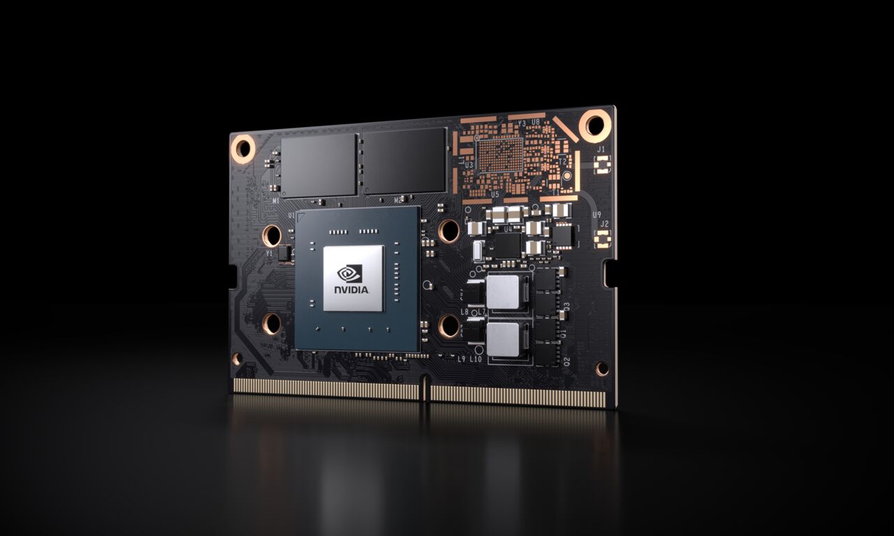 Nvidia Jetson Nano Module (Bild: Nvidia)