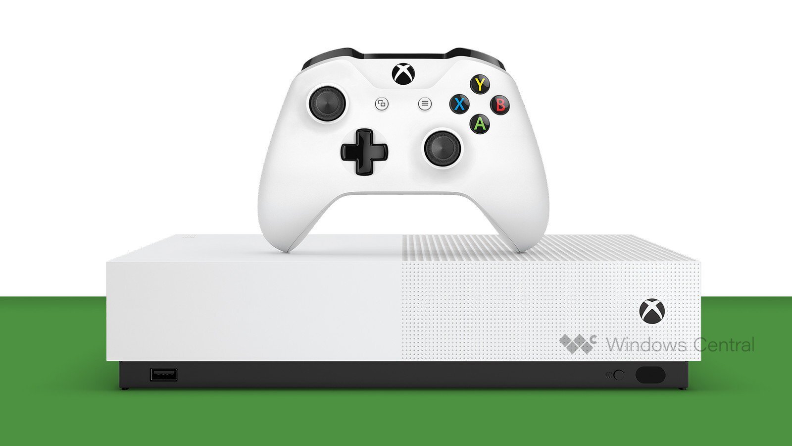 Mockup der Xbox One S All-Digital