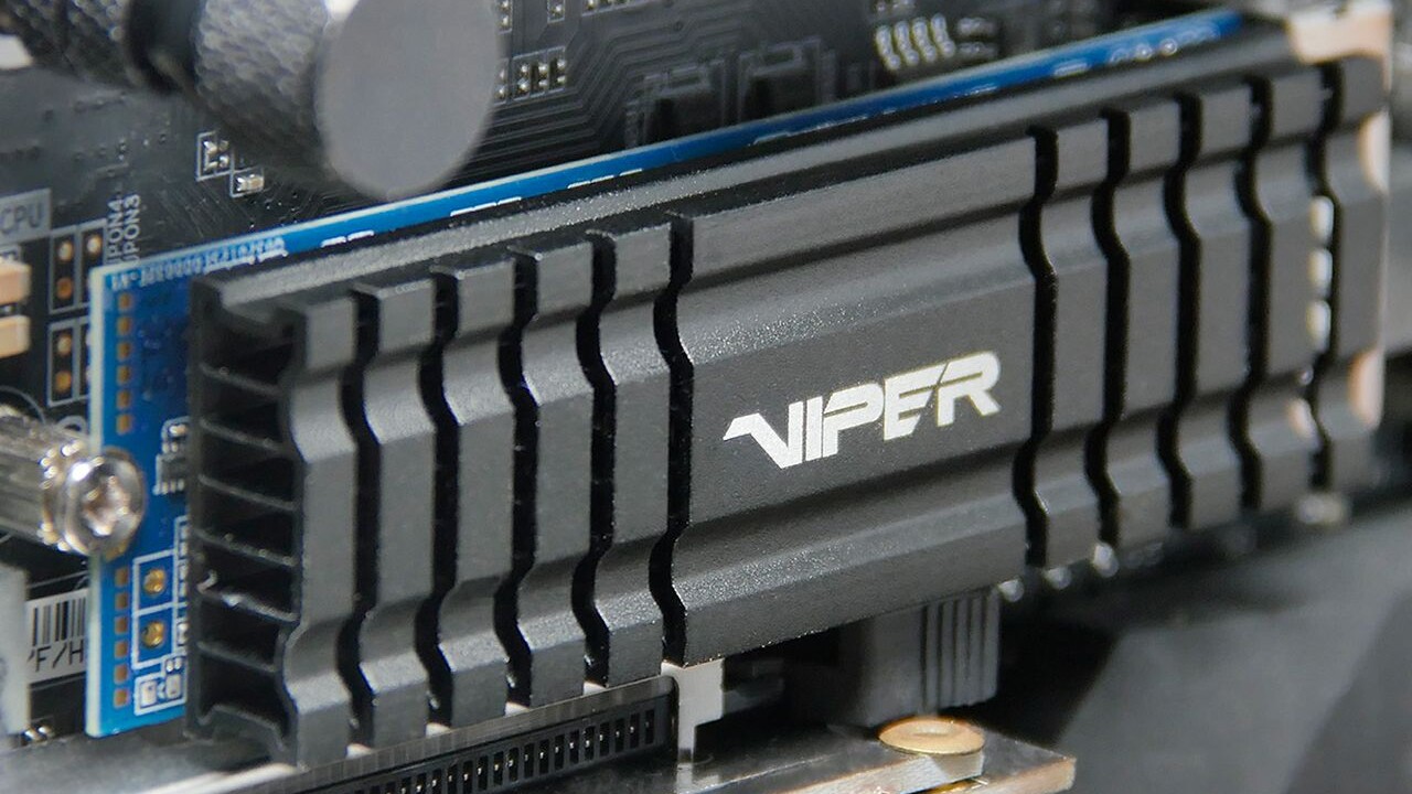 Viper VPN100: Patriot bringt schnelle M.2-PCIe-SSD mit Kühler