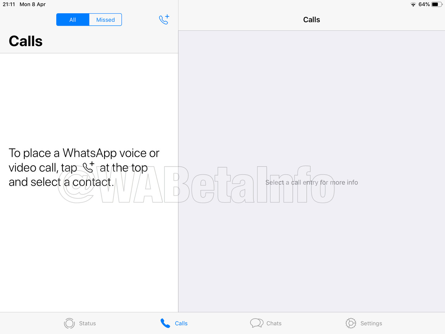 WhatsApp auf dem iPad