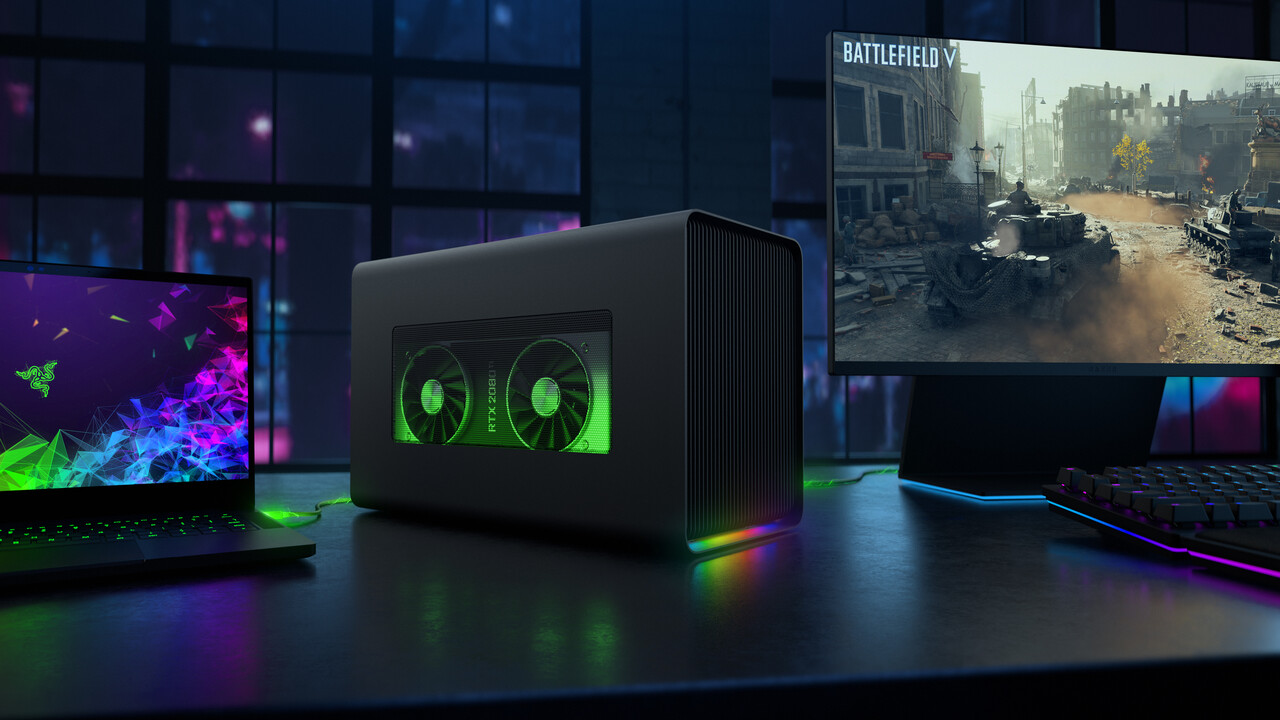 Razer Core X Chroma: Mehr Ports und RGB im eGPU-Gehäuse für 430 Euro