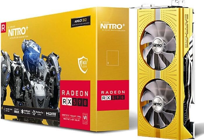 Sapphire Nitro+ Radeon RX 590 8G G5 SE - AMD 50th Anniversary Edition