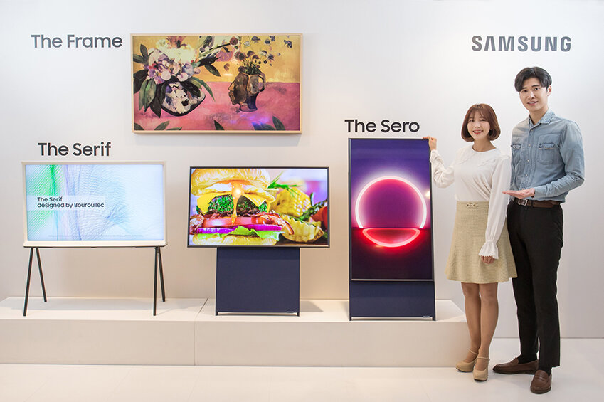 Samsungs vertikaler Fernseher „The Sero“